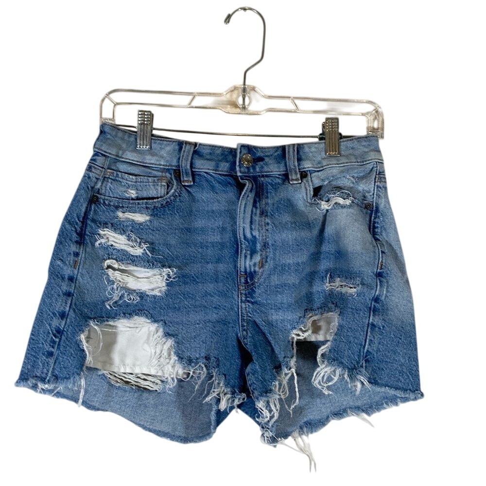 American Eagle Mom shorts jean distressed women's size 6